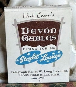 Devon Gables (Port O Three) - Matchbook (newer photo)